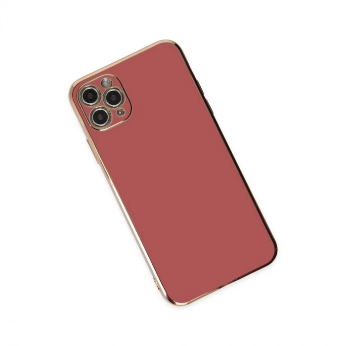 MARSİLYAN™- Apple İphone 11 Pro Max Kılıf Volet Silikon - Kırmızı
