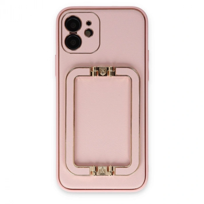 MARSİLYAN™- Apple İphone 12 Kılıf Coco Elit Kapak - Pembe
