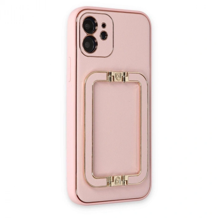 MARSİLYAN™- Apple İphone 12 Kılıf Coco Elit Kapak - Pembe