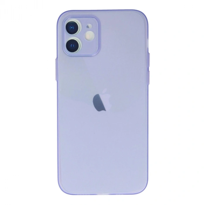 MARSİLYAN™- Apple İphone 12 Kılıf Puma Silikon - Mor