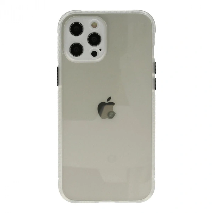 MARSİLYAN™- Apple İphone 12 Pro Kılıf Miami Şeffaf Silikon - Şeffaf