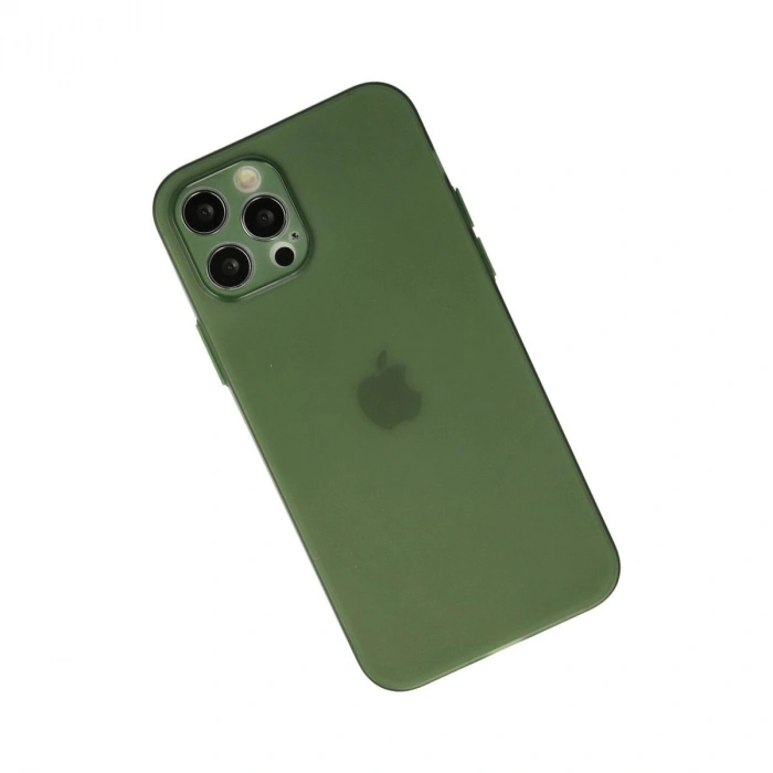 MARSİLYAN™- Apple İphone 12 Pro Kılıf Puma Silikon - Yeşil