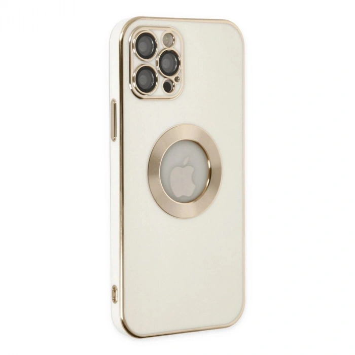 MARSİLYAN™- Apple İphone 12 Pro Kılıf Store Silikon - Beyaz