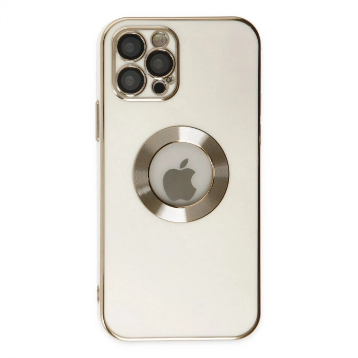 MARSİLYAN™- Apple İphone 12 Pro Kılıf Store Silikon - Beyaz