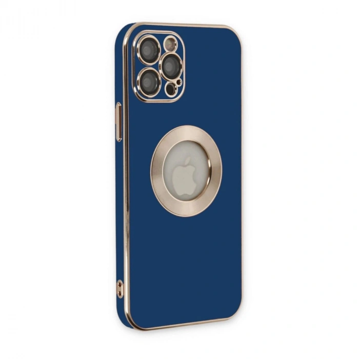 MARSİLYAN™- Apple İphone 12 Pro Kılıf Store Silikon - Mavi