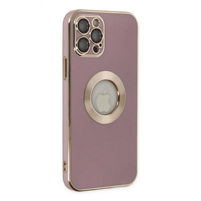 MARSİLYAN™- Apple İphone 12 Pro Kılıf Store Silikon - Mor