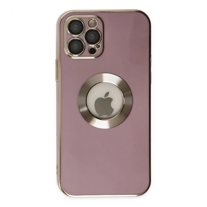 MARSİLYAN™- Apple İphone 12 Pro Kılıf Store Silikon - Mor
