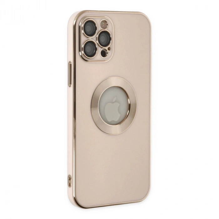 MARSİLYAN™- Apple İphone 12 Pro Kılıf Store Silikon - Pembe