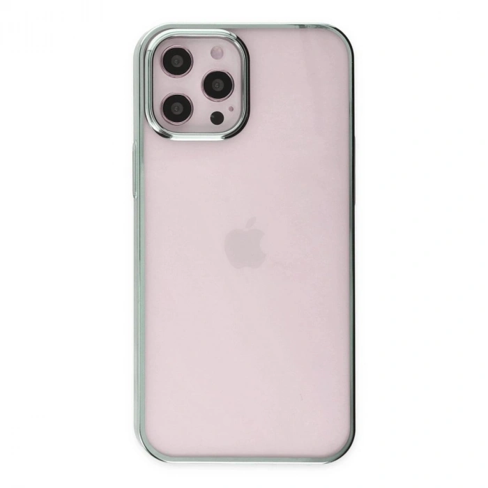 MARSİLYAN™- Apple İphone 12 Pro Max Kılıf Element Silikon - Yeşil