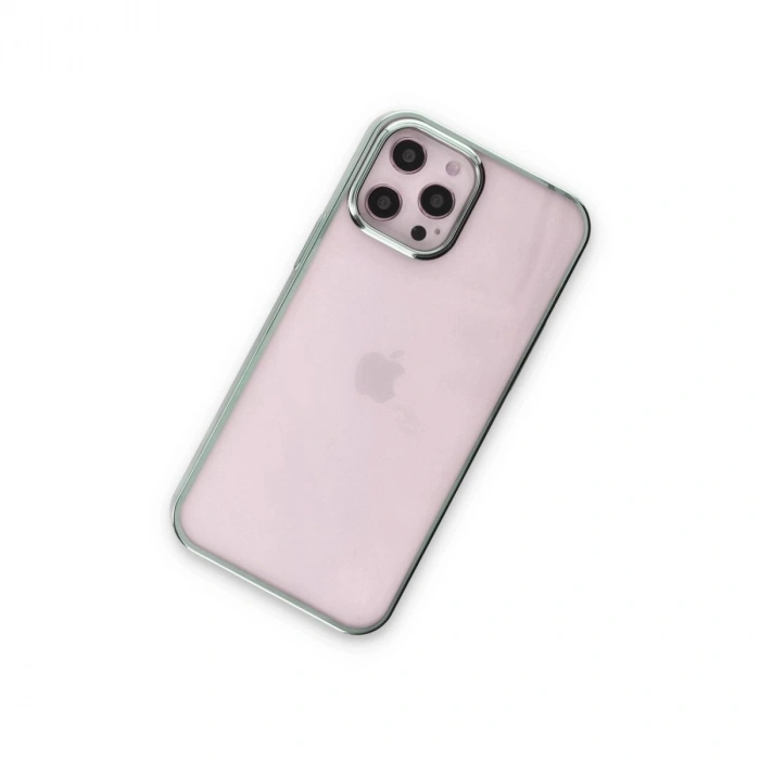 MARSİLYAN™- Apple İphone 12 Pro Max Kılıf Element Silikon - Yeşil