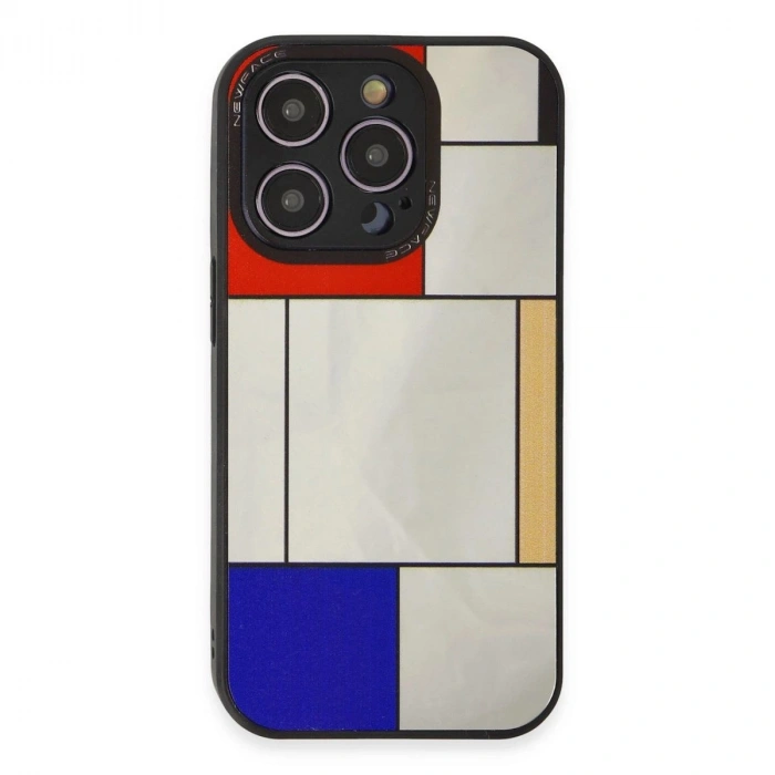 MARSİLYAN™- Apple İphone 12 Pro Max Kılıf Mirror Desenli Kapak - Mirror - 9