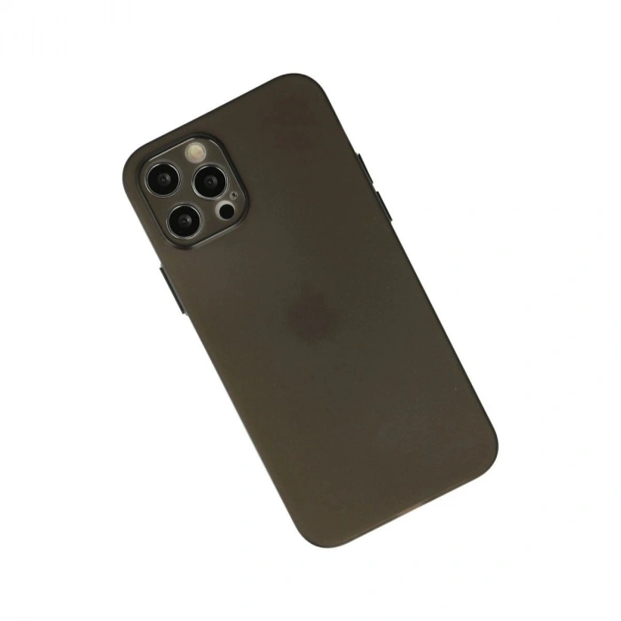 MARSİLYAN™- Apple İphone 12 Pro Max Kılıf Puma Silikon - Gri
