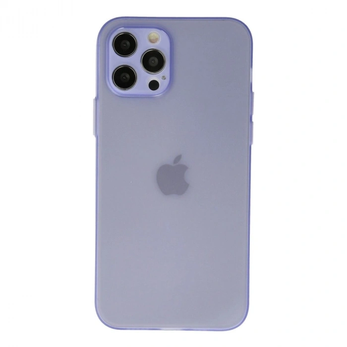 MARSİLYAN™- Apple İphone 12 Pro Max Kılıf Puma Silikon - Mor