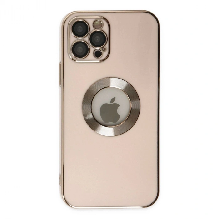 MARSİLYAN™- Apple İphone 12 Pro Max Kılıf Store Silikon - Pembe