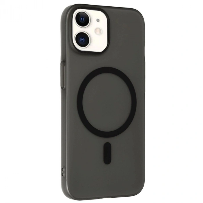 MARSİLYAN™-  Apple İphone 12 Tuna Pc Slim Magsafe Kapak - Siyah