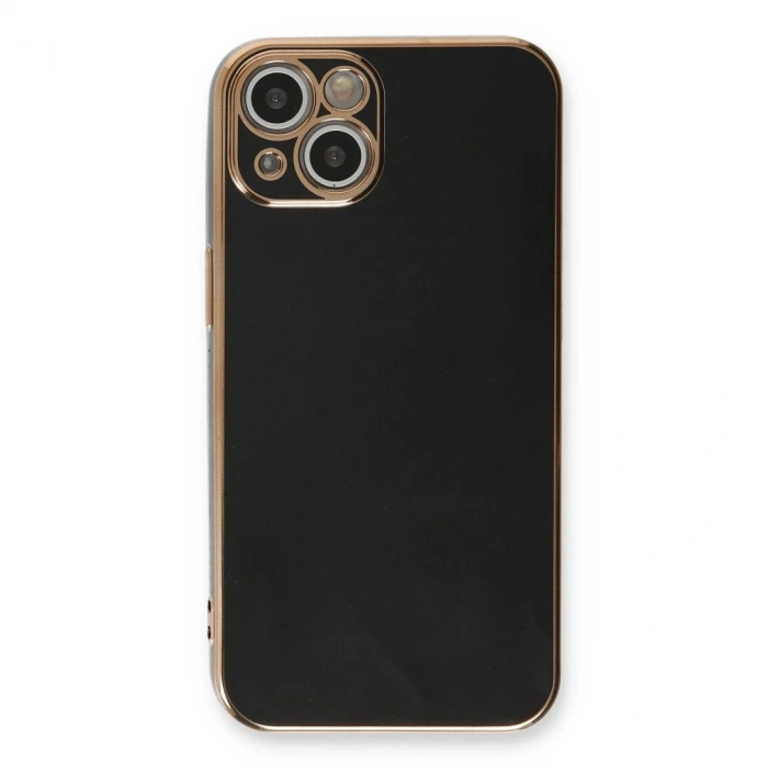 MARSİLYAN™- Apple İphone 13 Kılıf Volet Silikon - Siyah