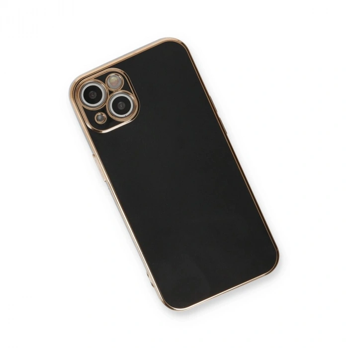 MARSİLYAN™- Apple İphone 13 Kılıf Volet Silikon - Siyah