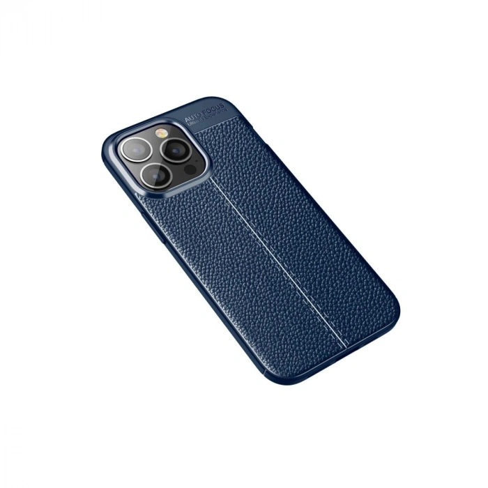 MARSİLYAN™- Apple İphone 13 Pro Kılıf Auto Focus Kapak - Lacivert