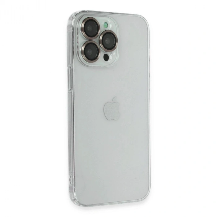 MARSİLYAN™- Apple İphone 13 Pro Kılıf Luko Lens Silikon -yeşil