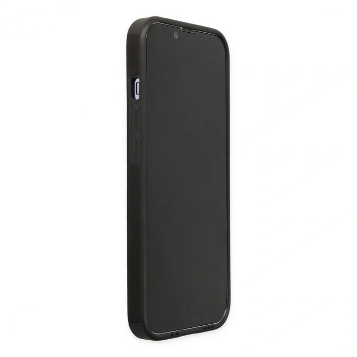 MARSİLYAN™- Apple İphone 13 Pro Kılıf Mega Standlı Silikon - Siyah