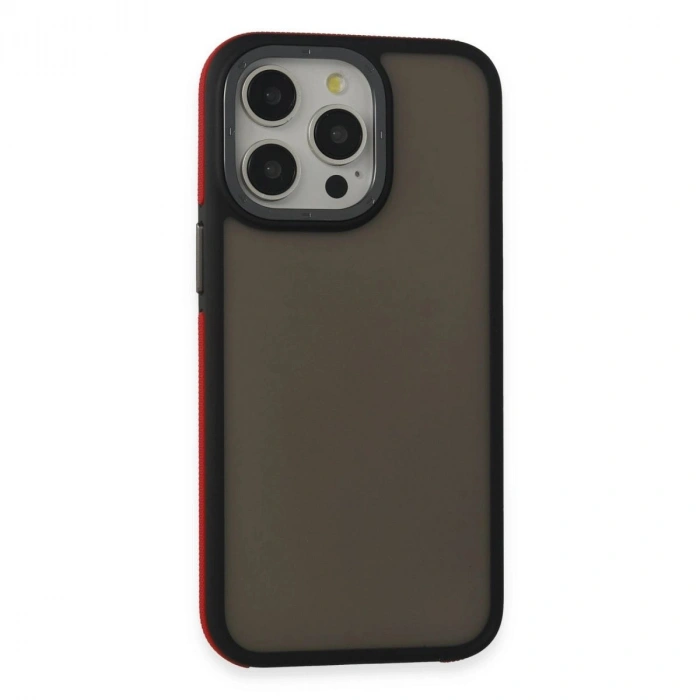 MARSİLYAN™- Apple İphone 13 Pro Max Harvel Kapak - Kırmızı