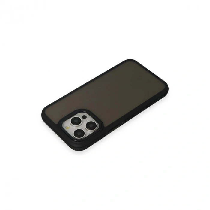 MARSİLYAN™- Apple İphone 13 Pro Max Harvel Kapak - Siyah