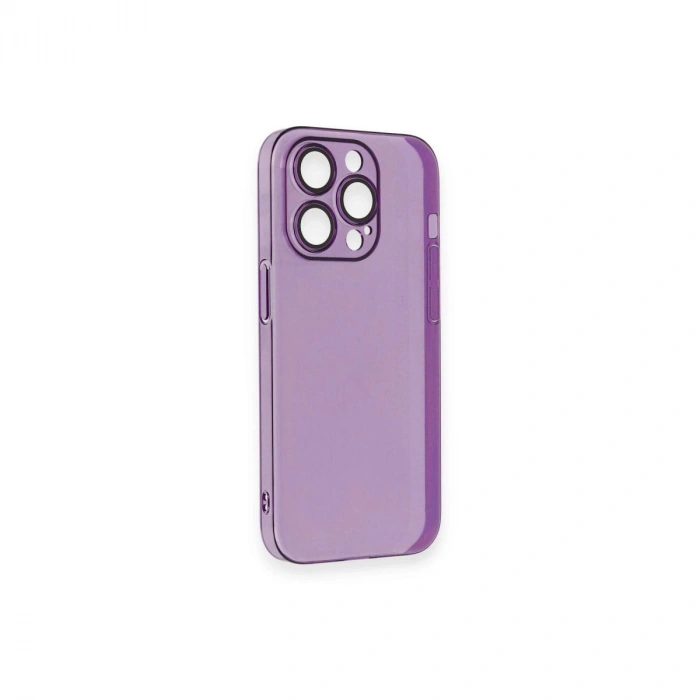 MARSİLYAN™- Apple İphone 13 Pro Max Kılıf Armada Lensli Kapak - Derin Mor
