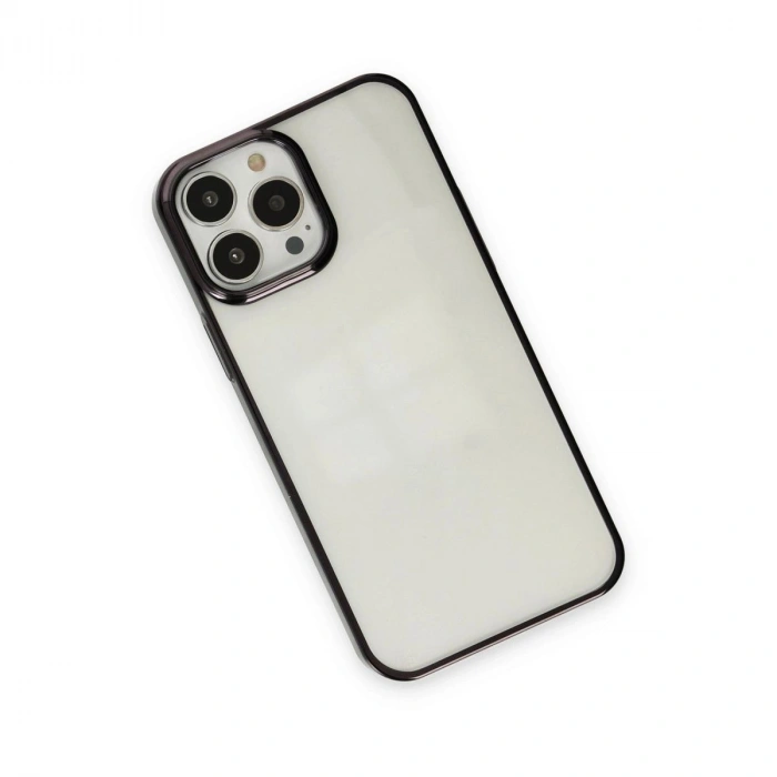 MARSİLYAN™- Apple İphone 13 Pro Max Kılıf Element Silikon - Siyah
