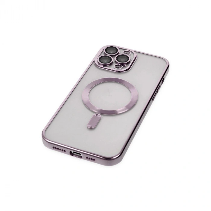 MARSİLYAN™- Apple İphone 13 Pro Max Kılıf Kross Magneticsafe Kapak - Mor