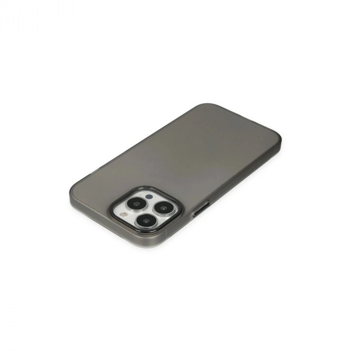 MARSİLYAN™- Apple İphone 13 Pro Max Kılıf Modos Metal Kapak - Siyah