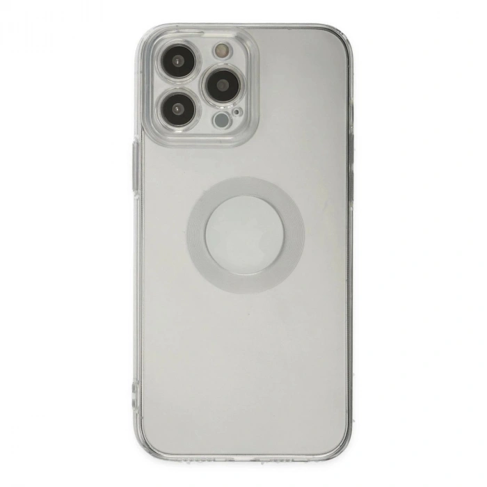 MARSİLYAN™- Apple İphone 13 Pro Max Kılıf Santa Lens Silikon - Şeffaf