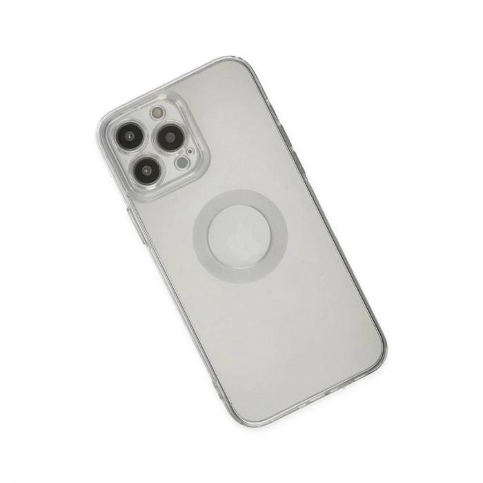 MARSİLYAN™- Apple İphone 13 Pro Max Kılıf Santa Lens Silikon - Şeffaf