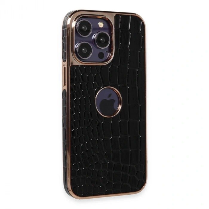 MARSİLYAN™-  Apple İphone 13 Pro Max Kılıf Snake Kapak - Siyah
