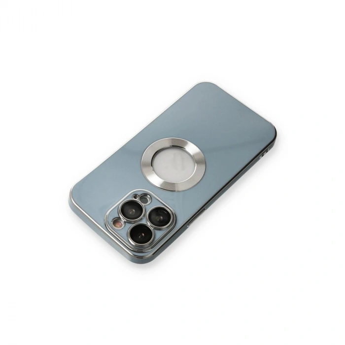 MARSİLYAN™- Apple İphone 13 Pro Max Kılıf Store Silikon - Sierra Blue