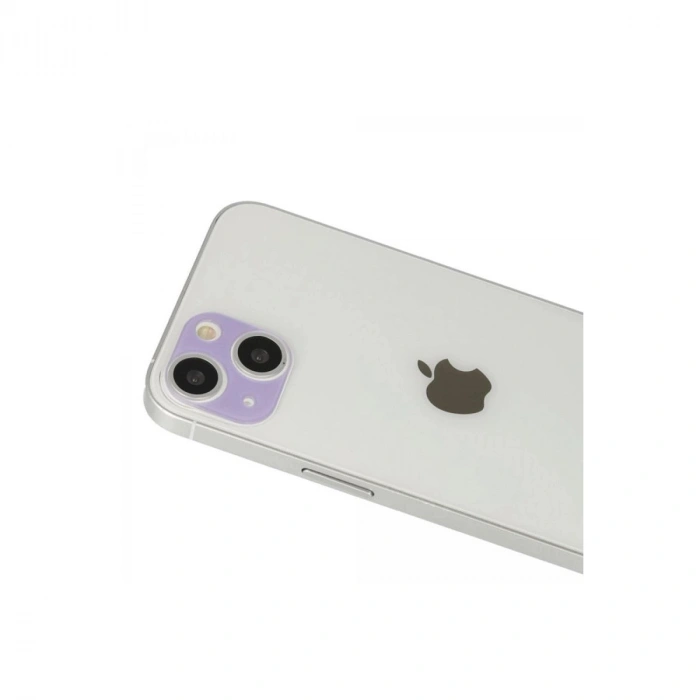 MARSİLYAN™- Apple İphone 13 Rainbow Kamera Lens Koruma Cam - Mor