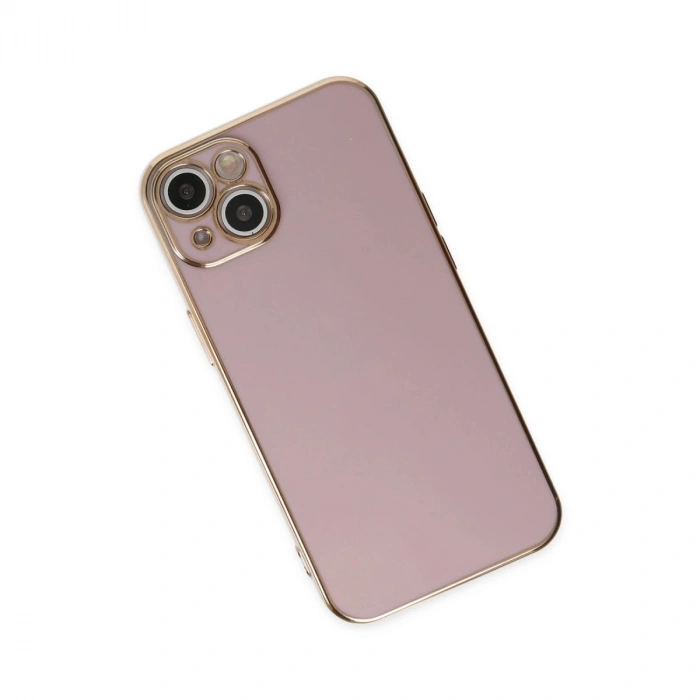 MARSİLYAN™- Apple İphone 14 Kılıf Volet Silikon - Mor