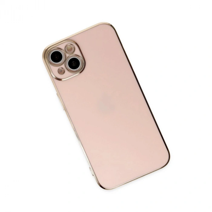 MARSİLYAN™- Apple İphone 14 Kılıf Volet Silikon - Pembe