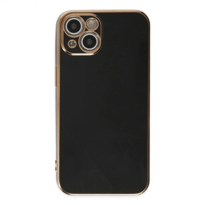 MARSİLYAN™- Apple İphone 14 Kılıf Volet Silikon - Siyah