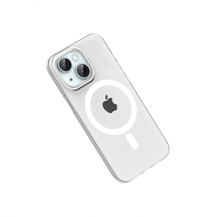 MARSİLYAN™-  Apple İphone 14 Pc Blank Magsafe Kapak - Şeffaf