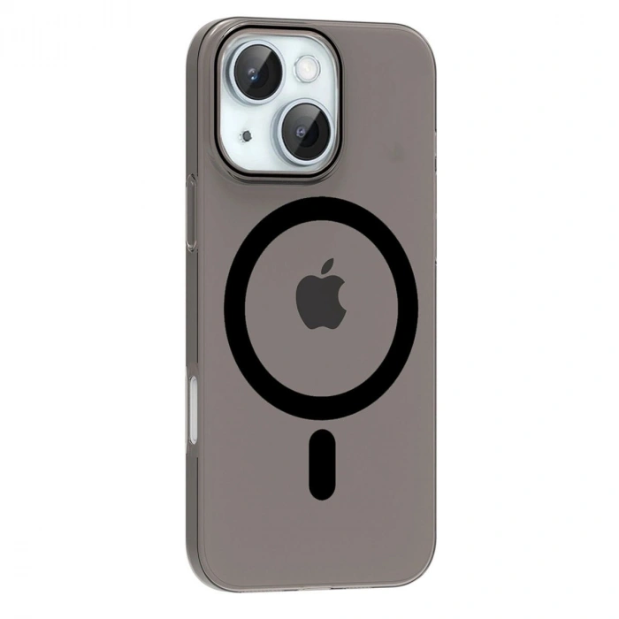 MARSİLYAN™-  Apple İphone 14 Pc Blank Magsafe Kapak - Siyah