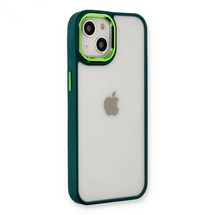 MARSİLYAN™- Apple İphone 14 Plus Kılıf Dora Kapak - Haki Yeşil