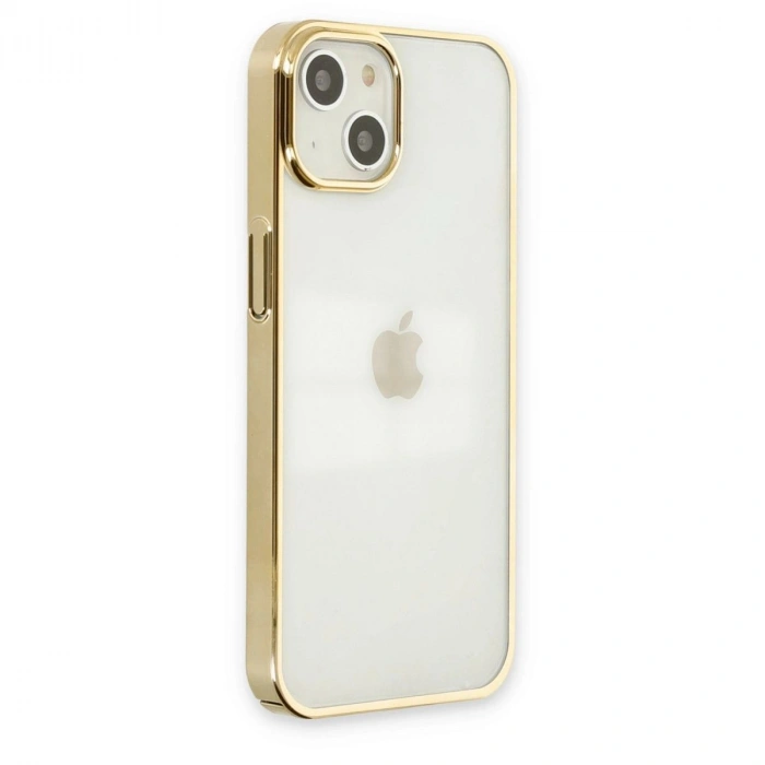 MARSİLYAN™- Apple İphone 14 Plus Kılıf Element Silikon - Gold
