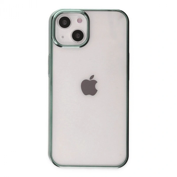 MARSİLYAN™- Apple İphone 14 Plus Kılıf Element Silikon - Yeşil