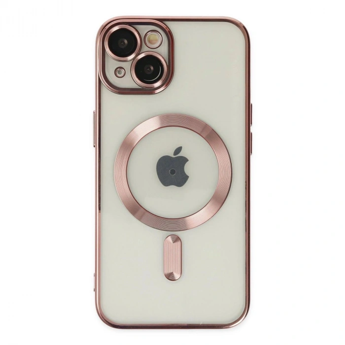 MARSİLYAN™- Apple İphone 14 Plus Kılıf Kross Magneticsafe Kapak - Rose