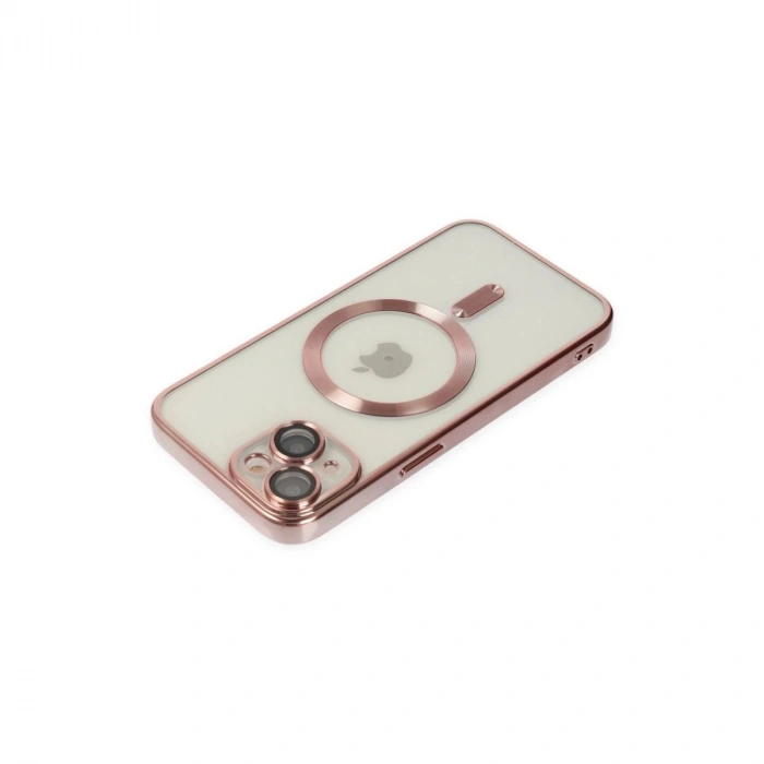 MARSİLYAN™- Apple İphone 14 Plus Kılıf Kross Magneticsafe Kapak - Rose