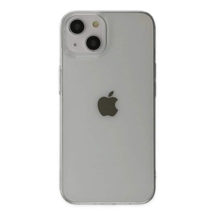 MARSİLYAN™- Apple İphone 14 Plus Kılıf Pc Sert Şeffaf Kapak - Şeffaf