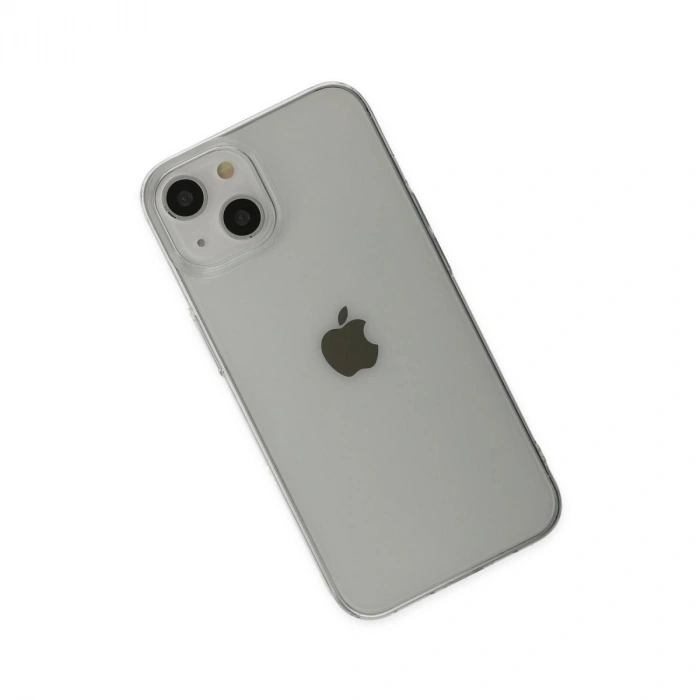 MARSİLYAN™- Apple İphone 14 Plus Kılıf Pc Sert Şeffaf Kapak - Şeffaf