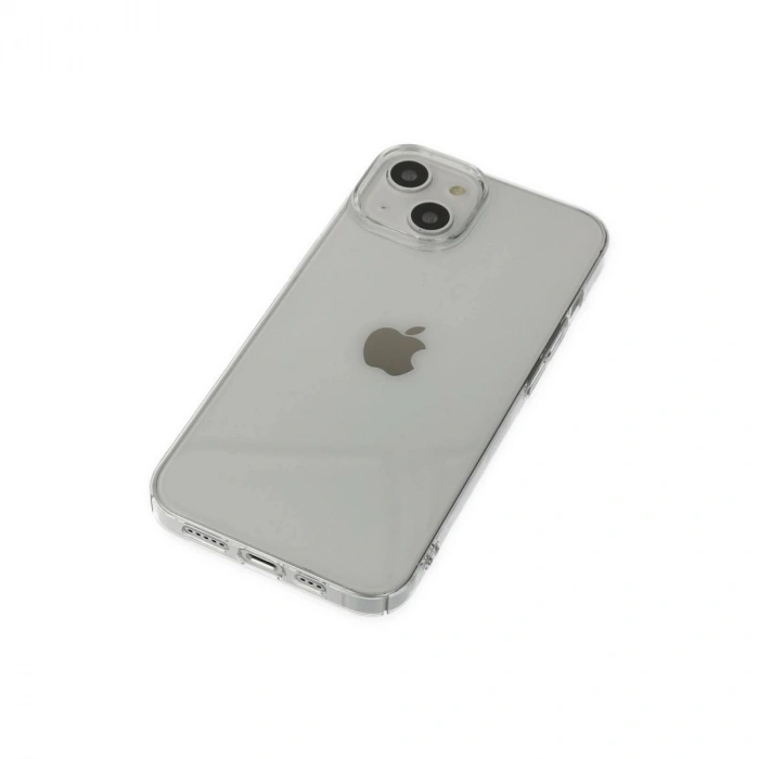 MARSİLYAN™- Apple İphone 14 Plus Kılıf Pc Sert Şeffaf Kapak - Şeffaf