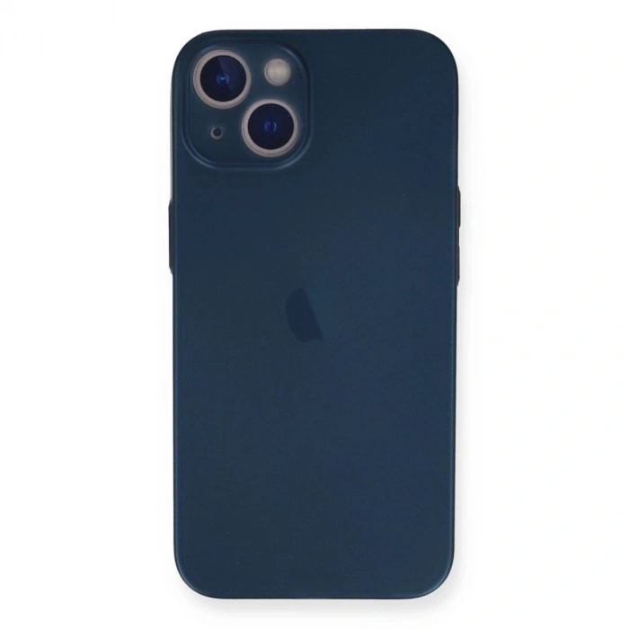 MARSİLYAN™- Apple İphone 14 Plus Kılıf Pp Ultra İnce Kapak - Mavi