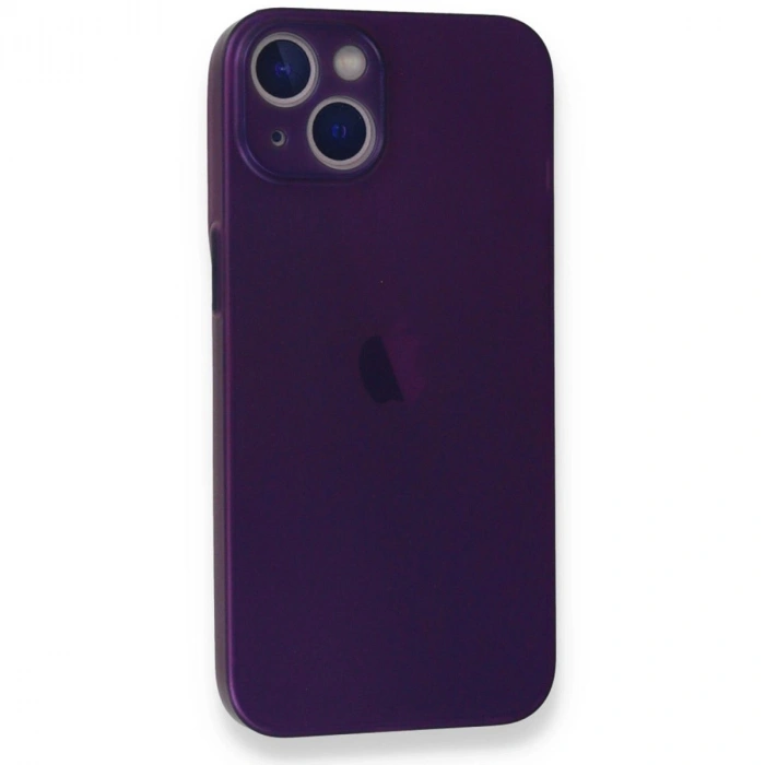 MARSİLYAN™- Apple İphone 14 Plus Kılıf Pp Ultra İnce Kapak - Mor